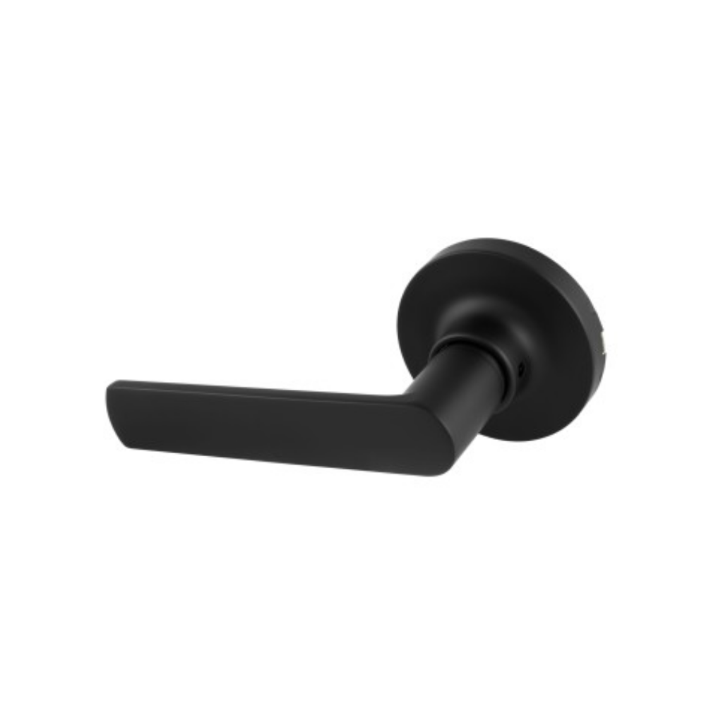 Gainsborough TradePro Round Rose Bela Passage Lever Set in Matte Black