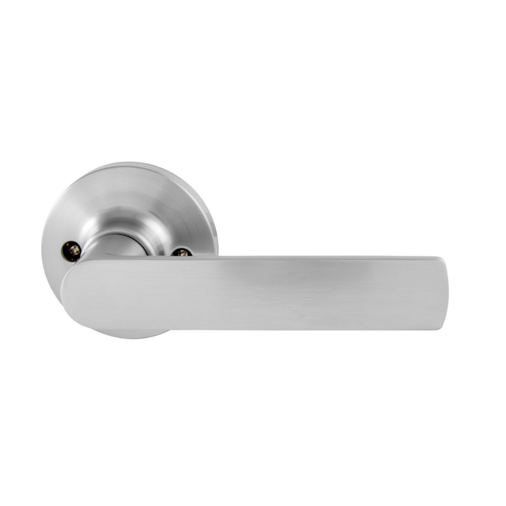 Gainsborough TradePro Round Rose Bela Passage Lever Set in Satin Chrome