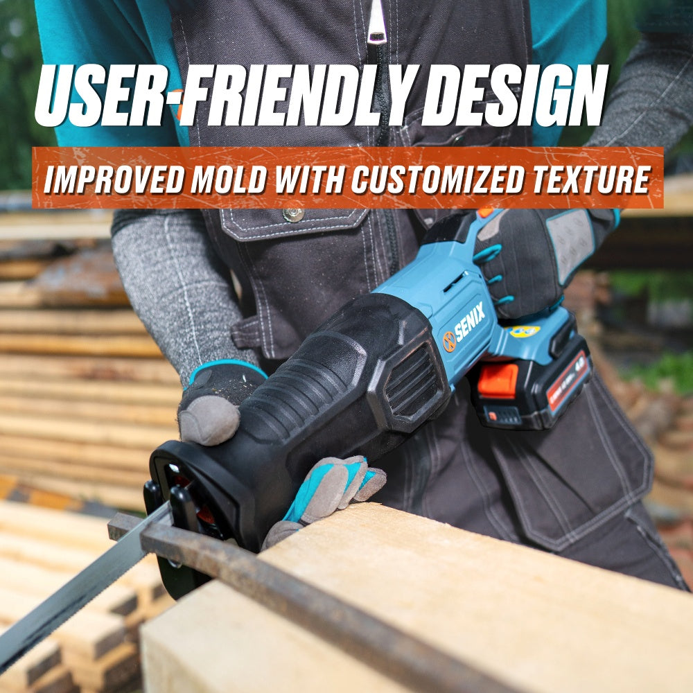 SENIX X2 18V Brushless 26mm Reciprocating Saw Skin
