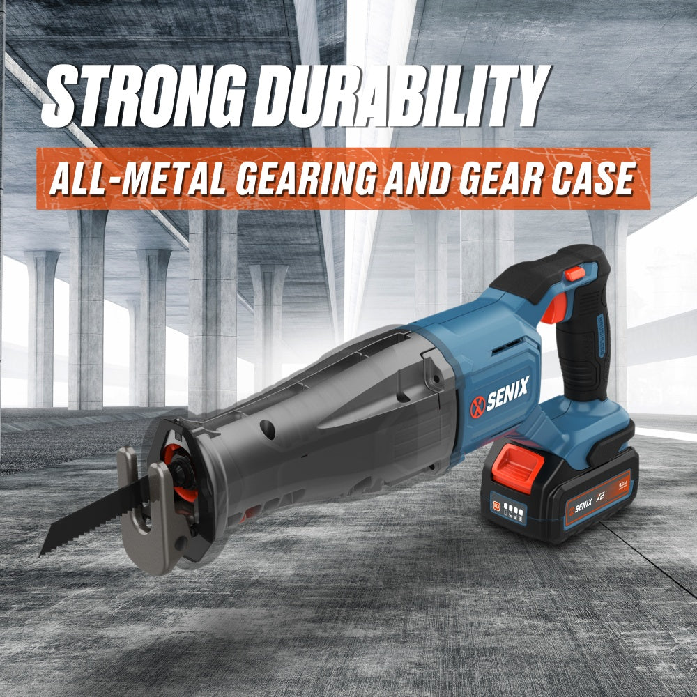 SENIX X2 18V Brushless 26mm Reciprocating Saw Skin