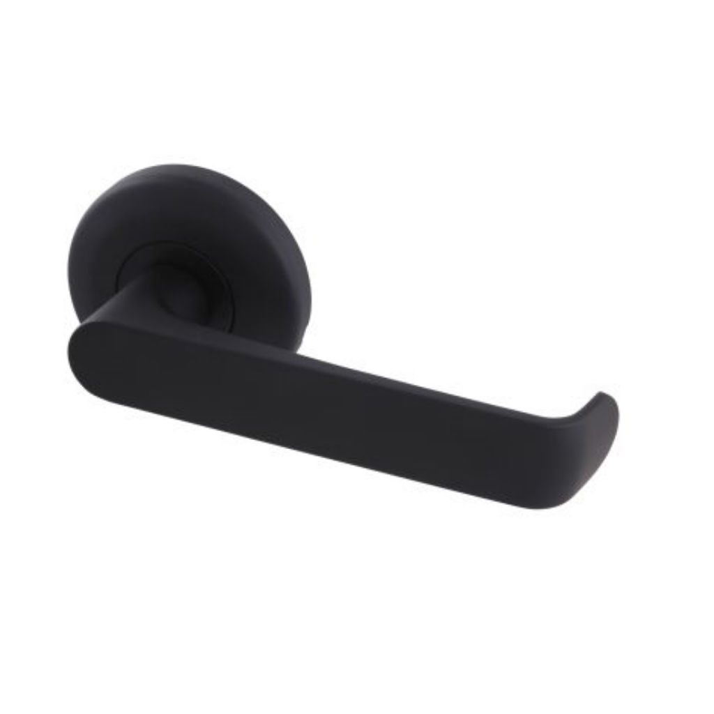 Gainsborough Neue Telo Passage Lever Set in Matte Black