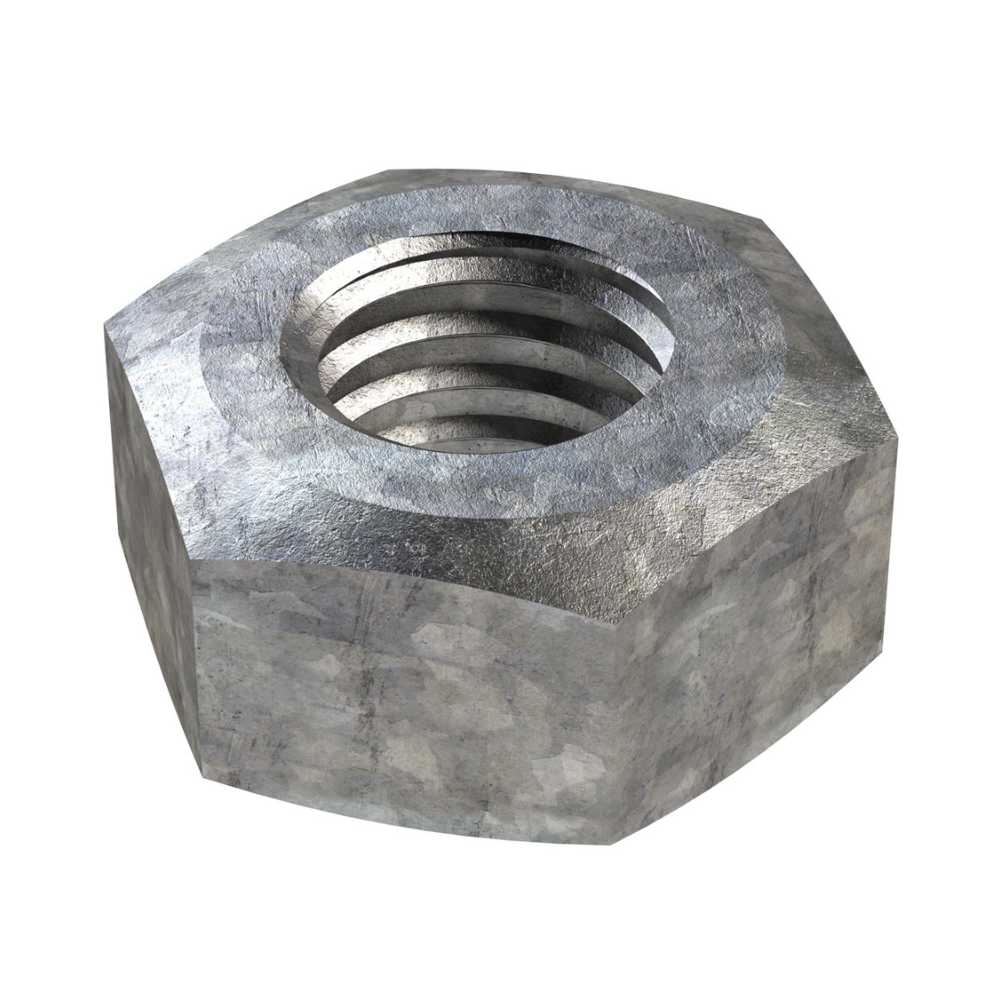 Bremick Galvanised Nuts for Cup & Hex Head Bolts (Various Sizes)