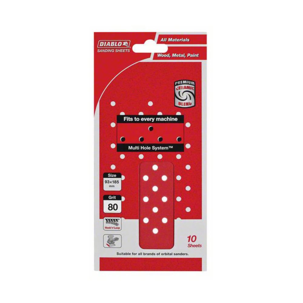 Diablo Orb Multihole Sanding Sheets Various Sizes and Grits 10pc and Multimaterial Drill Bit