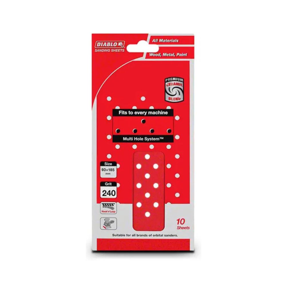 Diablo Orb Multihole Sanding Sheets Various Sizes and Grits 10pc and Multimaterial Drill Bit