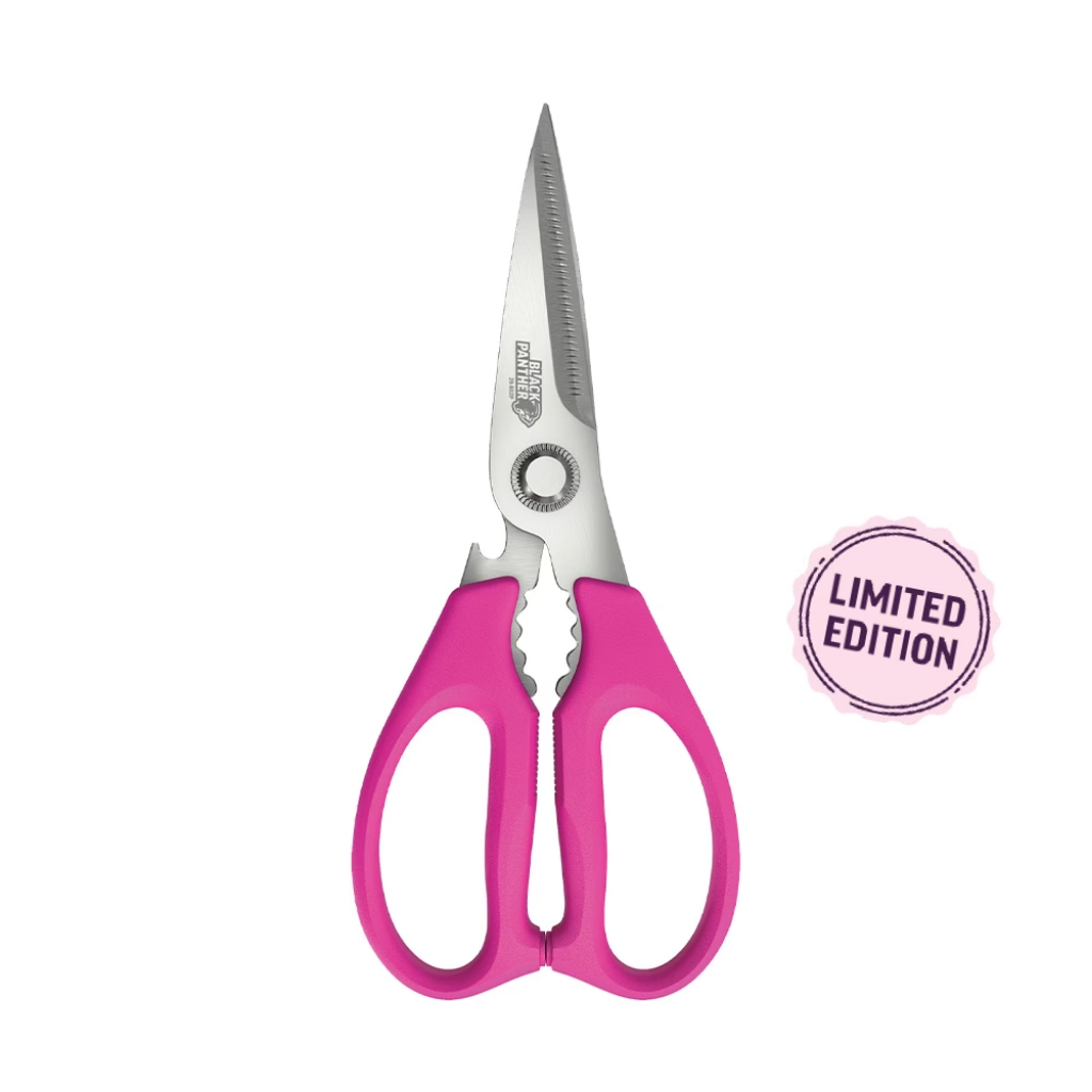 Sterling Pink Pink Black Panther Multi-Purpose Kitchen Shears 205mm