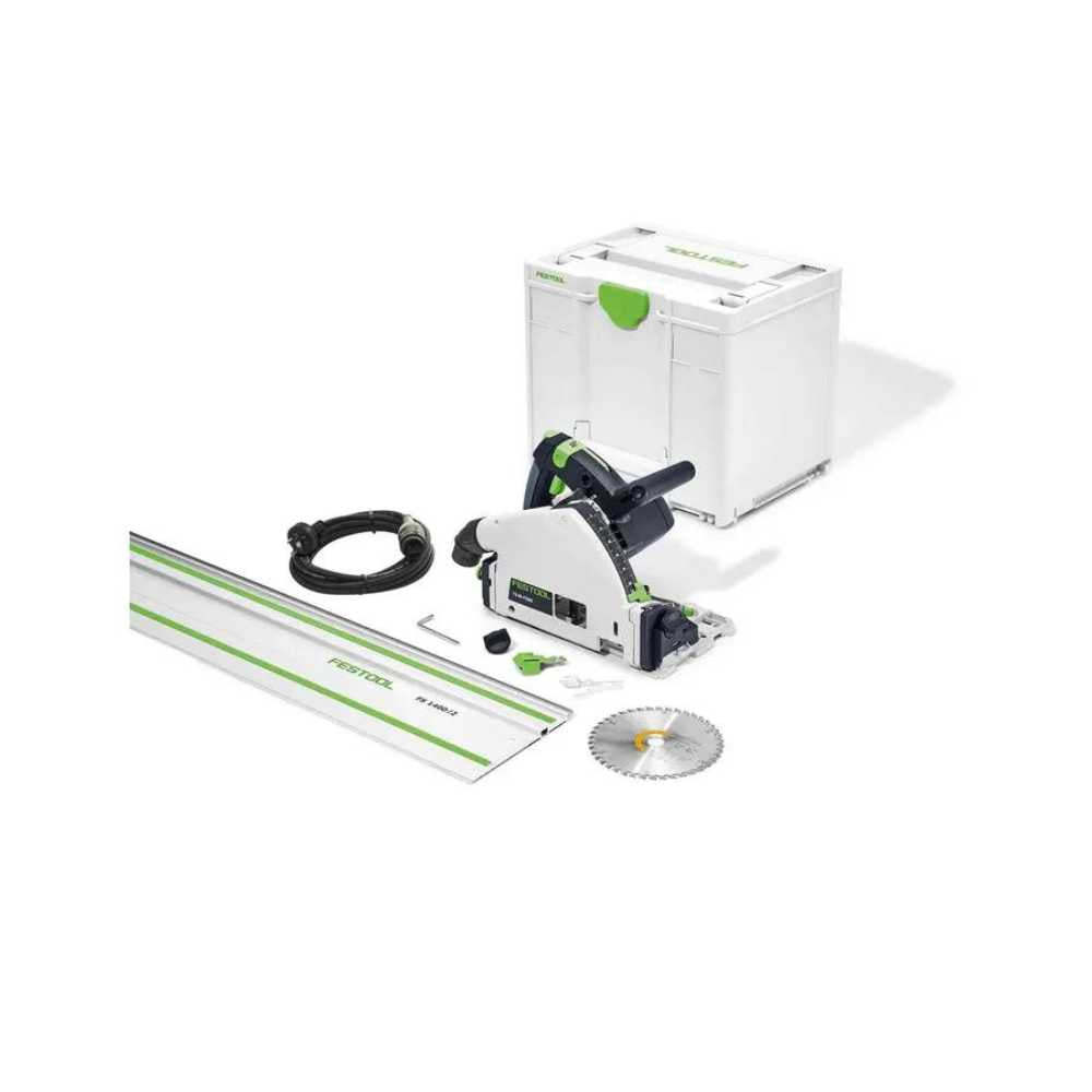 Festool TS 55F 160mm Plunge Cut Saw In Systainer with 1400mm Rail