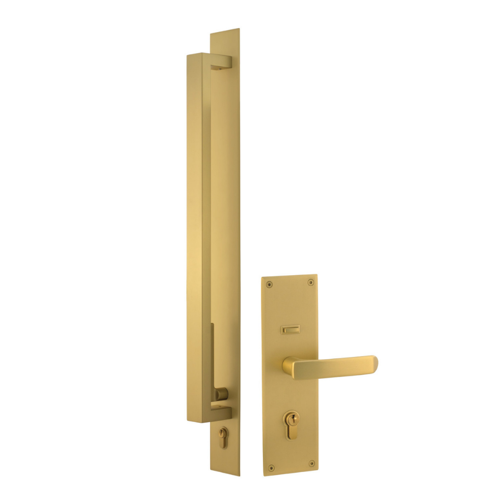 Gainsborough Trilock Omni Allure Double Cylinder Pull Handle Entrance Set