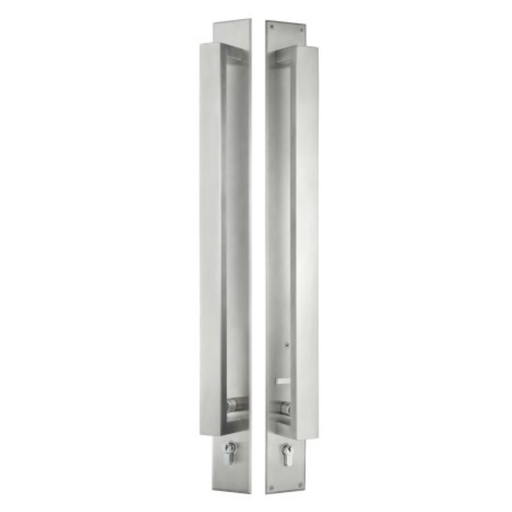 Gainsborough Trilock Omni Back to Back Double Cylinder Pull Handle Entrance