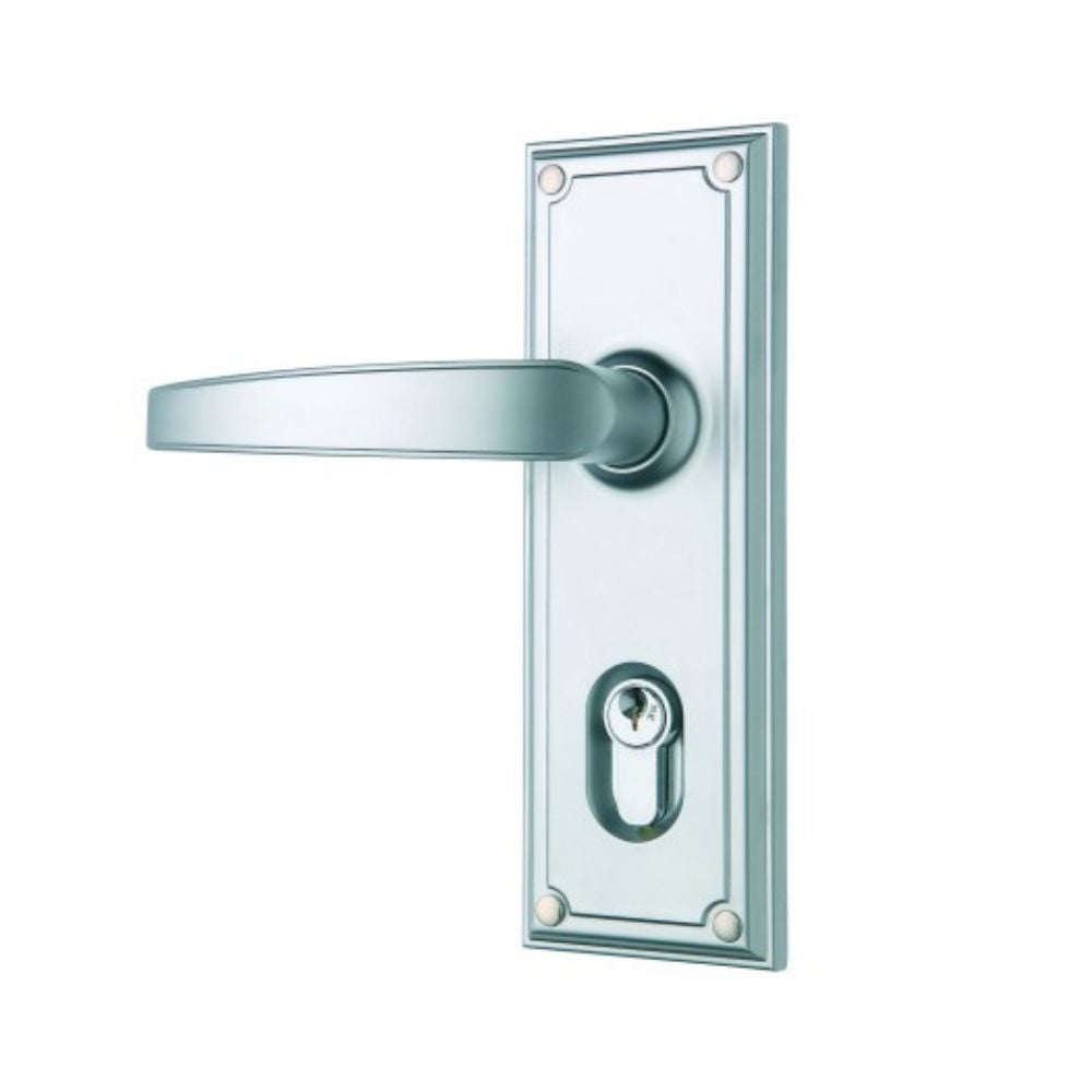Gainsborough Trilock Traditional Double Cylinder Entrance Lever Set