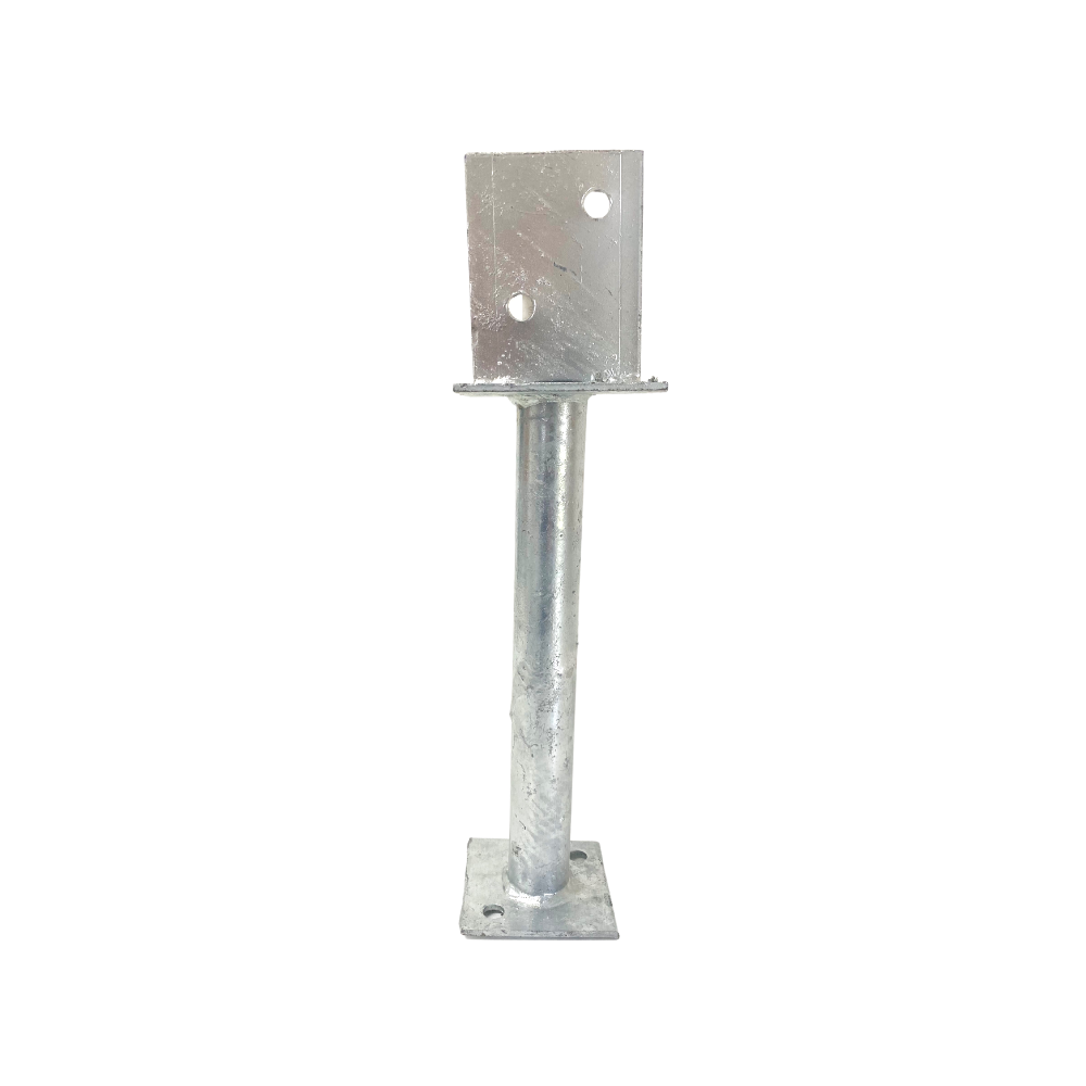 McIntyre® Blade Style Galvanised Post Support with Various Leg Lengths and Blade Sizes