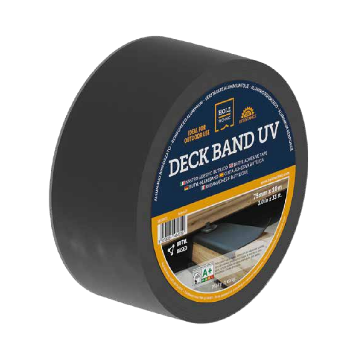 Holz Technic Deck Band UV Butyl Adhesive Tape 75mm