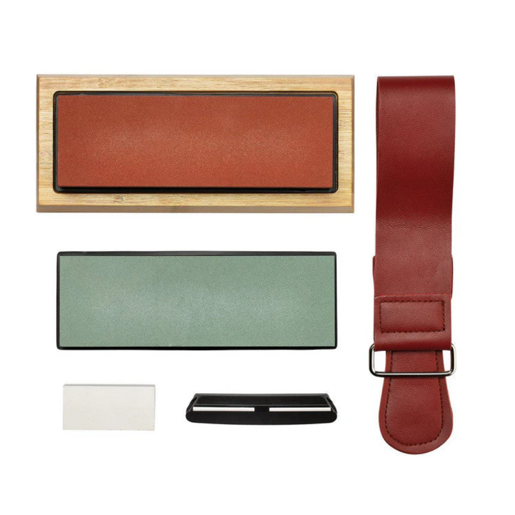 Draper Tools Whetstone Sharpening Stone Set with Non-Slip Base & Angle Guide