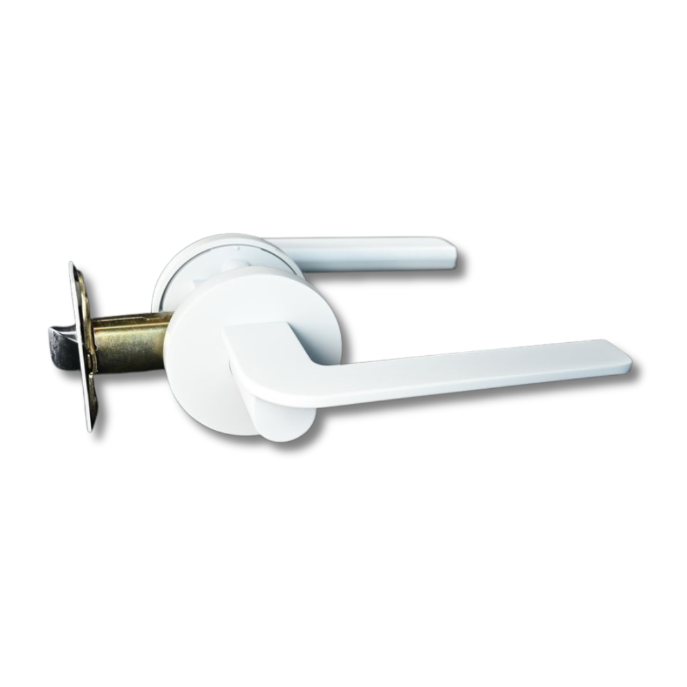 Worldwide Elgin Passage Lever Set - Matt White