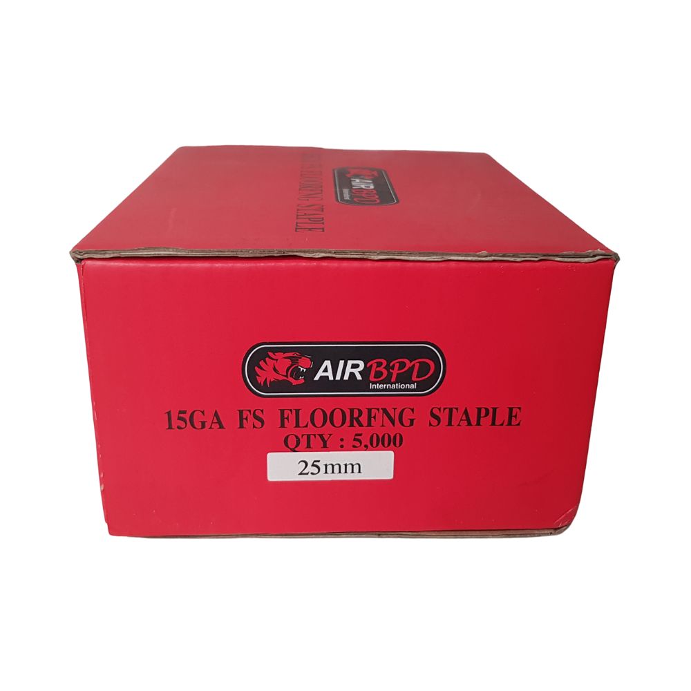Air BPD Floor Staples 15.5 Gauge - 25mm, 32mm, 38mm and 45mm