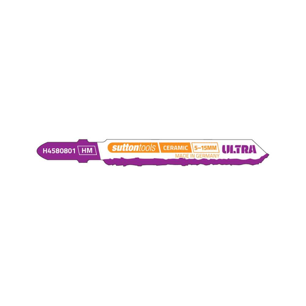 Sutton H458 Ultra T-Shank Jigsaw Blades Specialty Carbide Grit (80mm)