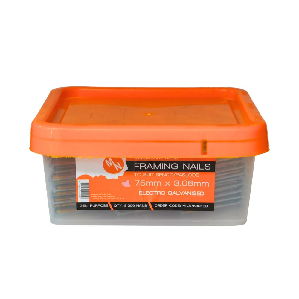 Melbourne Nails Framing Nails Bright Smooth and Galvanised