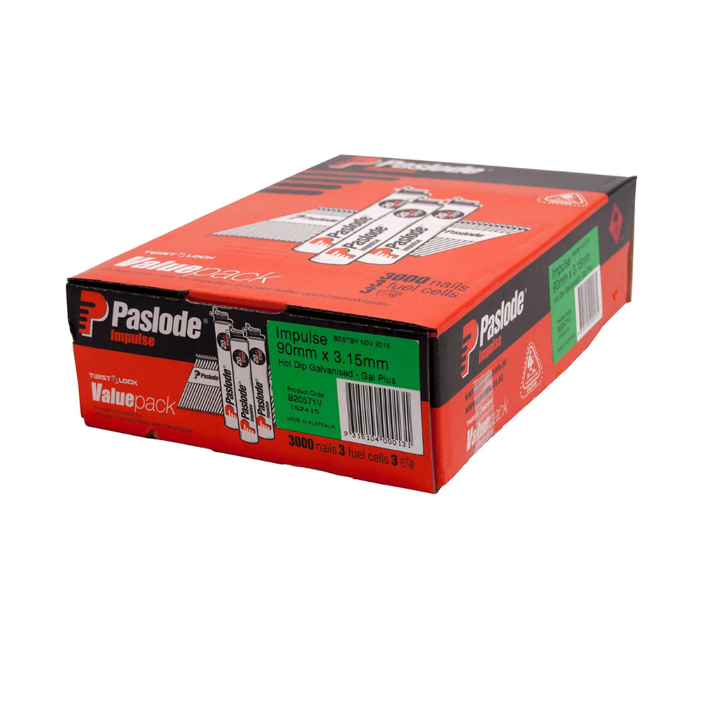 Paslode JDN 75MM Galvanised Nails Pack of 1000