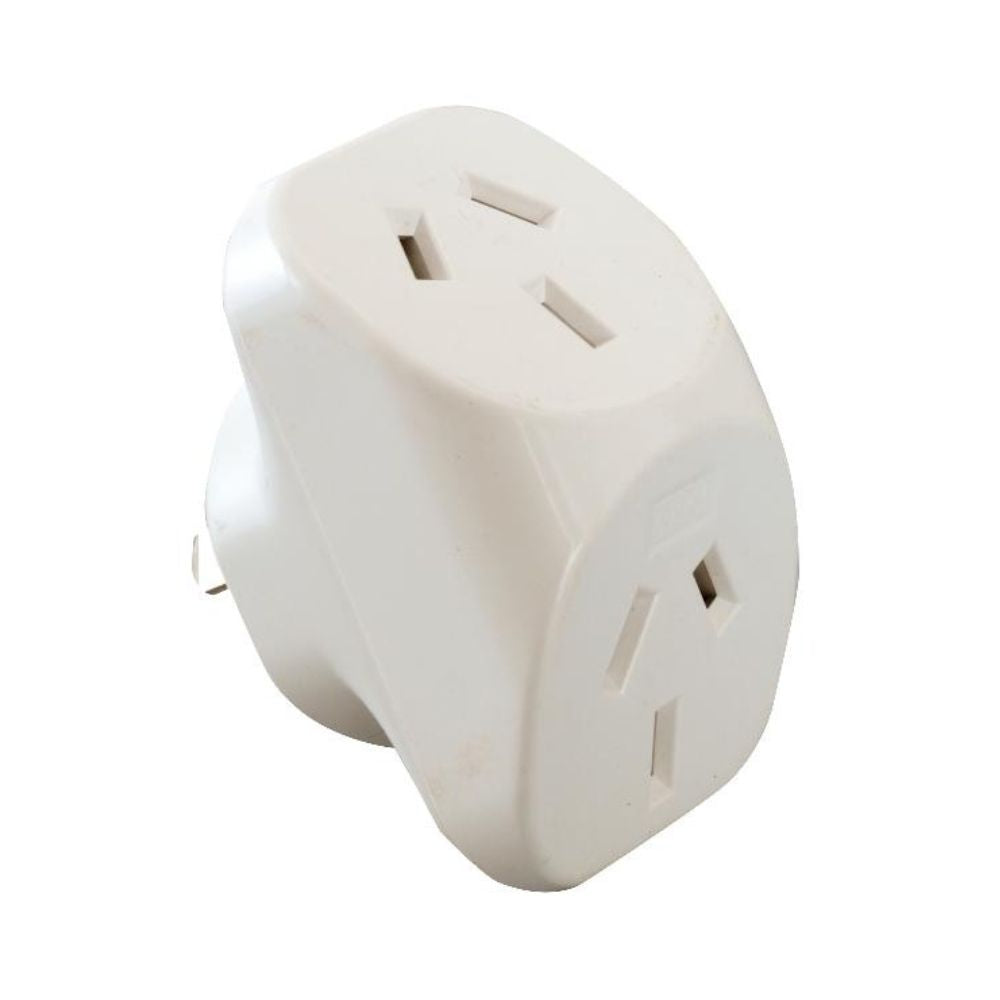 HPM 10A Double Adaptor White