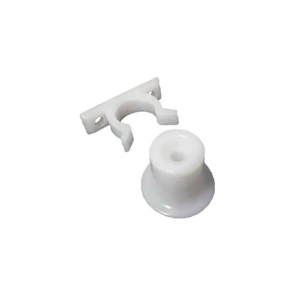 Trio Nylon Doorstop Catch White