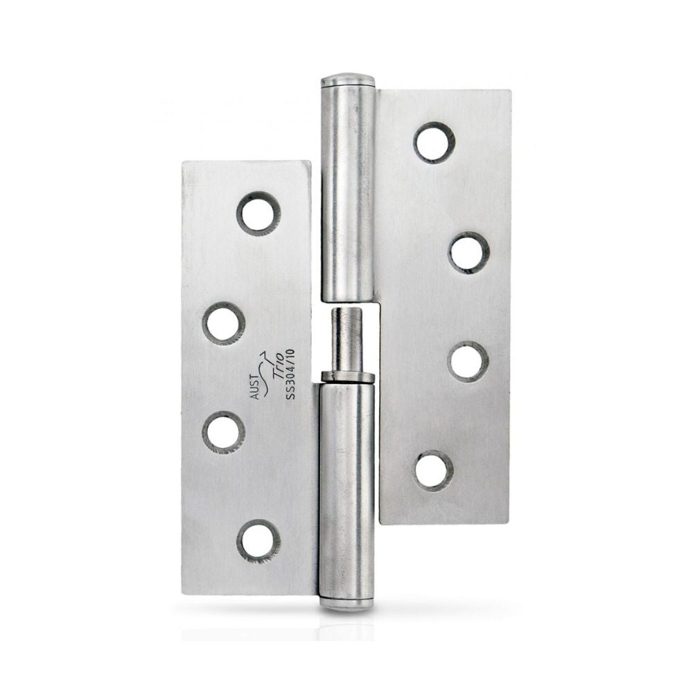 Trio Lift Off Hinge 100 x 75 x 2.5mm Satin Chrome
