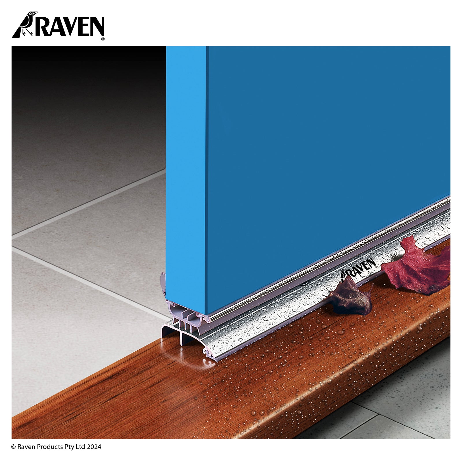 Raven RP4 Storm-Proof Door Bottom Seal — Durable Weatherproof Protection for Doors