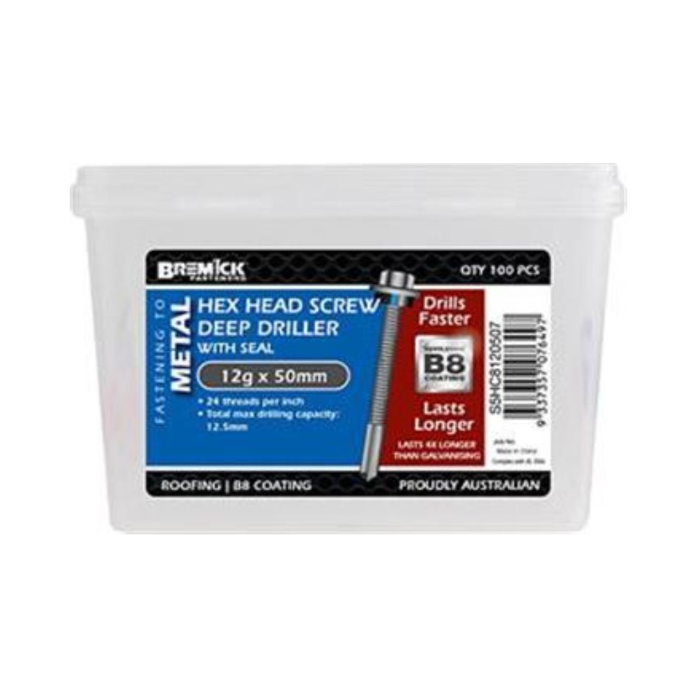 Bremick Screw Deep Driller b8 Hex+Seal