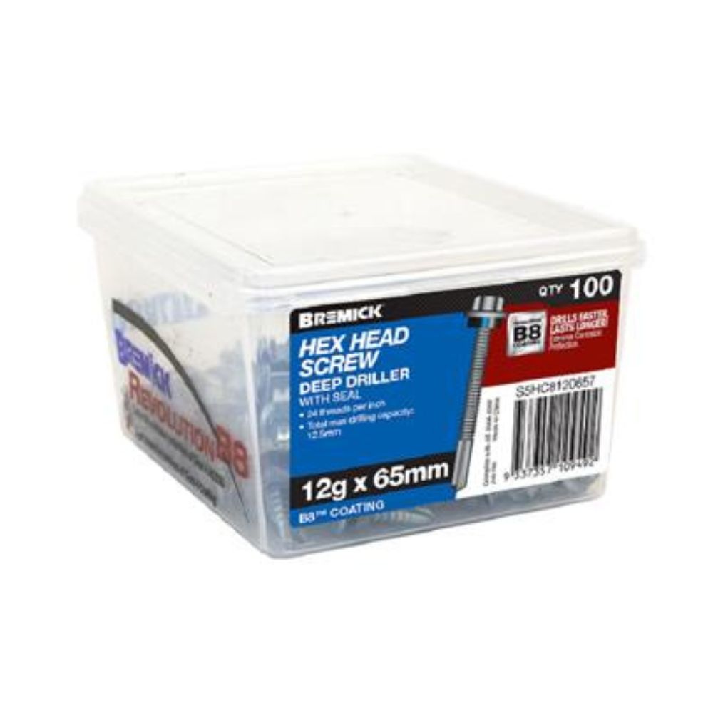 Bremick Screw Deep Driller b8 Hex+Seal