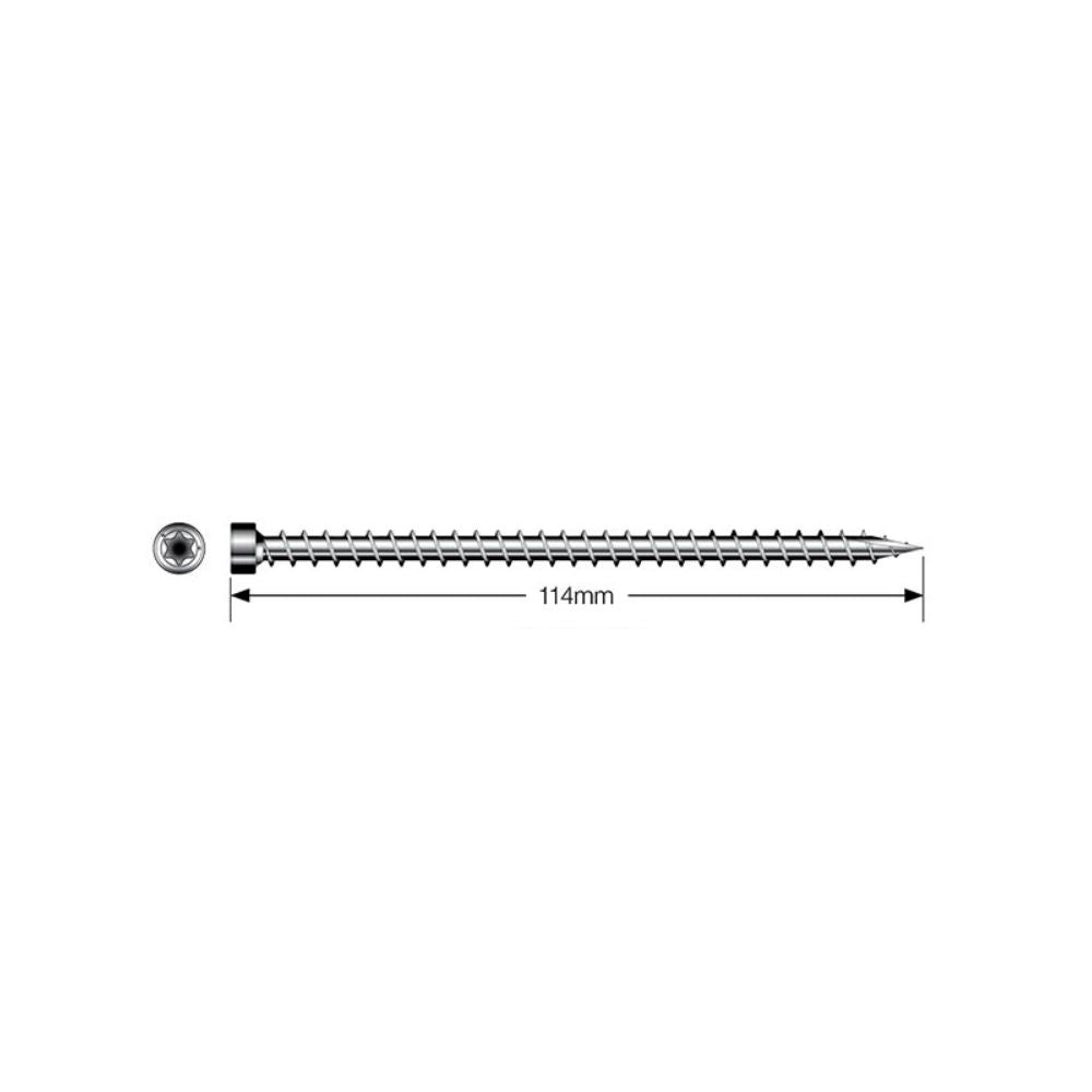 Simpson Strong Tie Strong€‘Drive® SDWC Truss Screw - 3.9gx114mm Box of 50