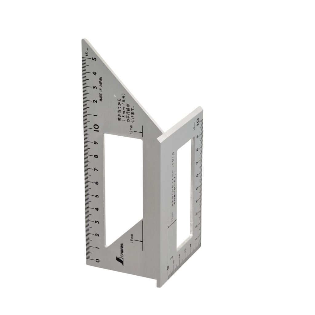 Shinwa 45 & 90 Degree Mitre Gauge Square Stainless Steel