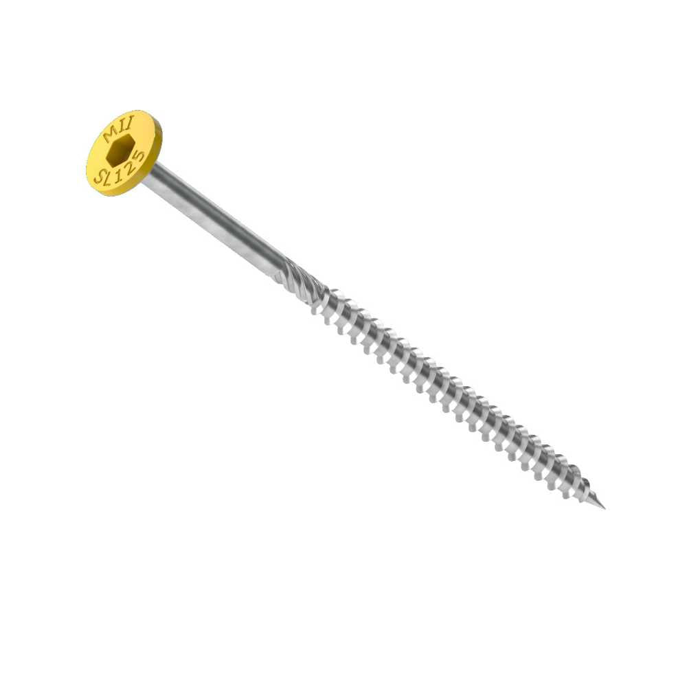 MiTek® Stud-Lok Screw 125mm - Yellow