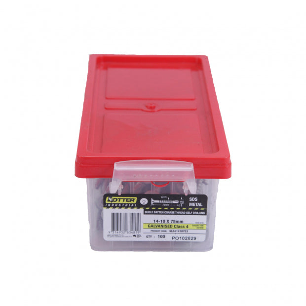 Otter Steel Galvanised Bugle Batten Screw - Class 4 - 14g x 75mm & 100mm