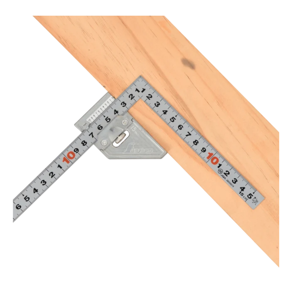 Shinwa 30cm Sashigane with Metal Stop