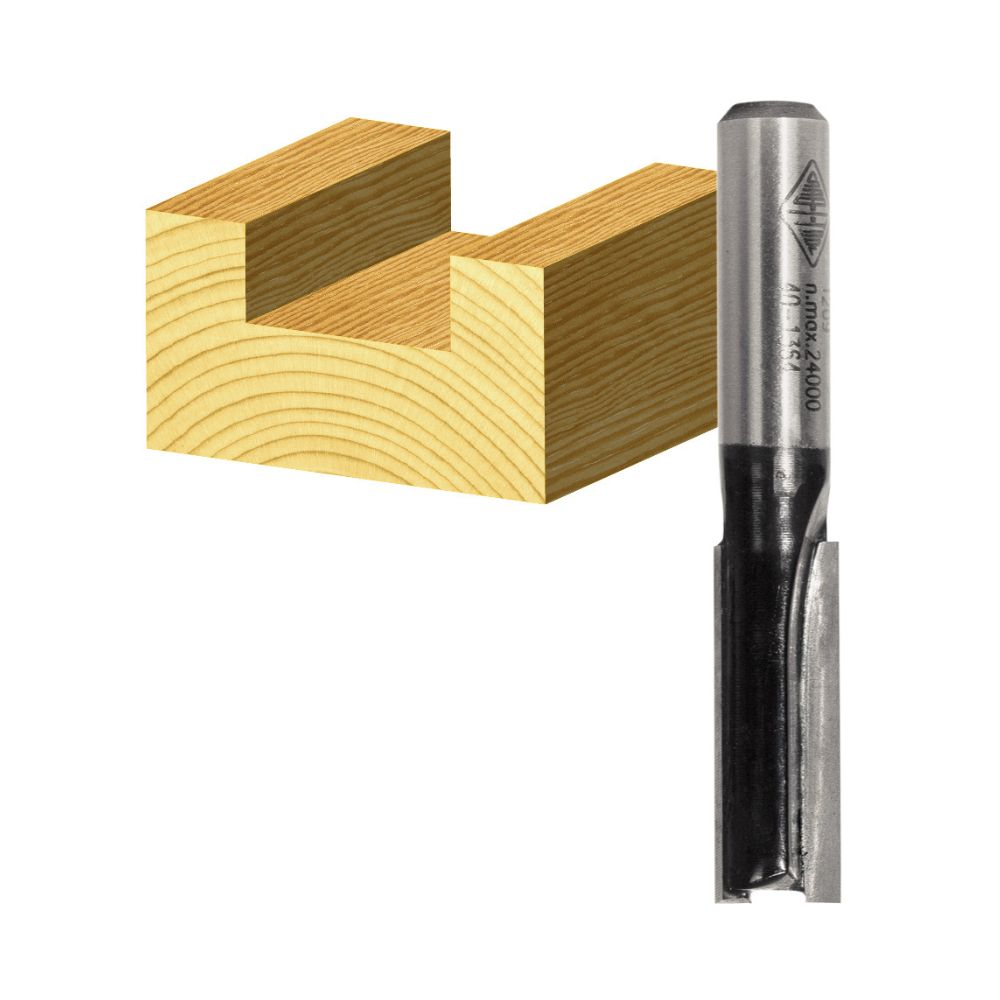 Carbitool Two Flute Carbide Tipped Cutting Tool for Routing and Milling Applications