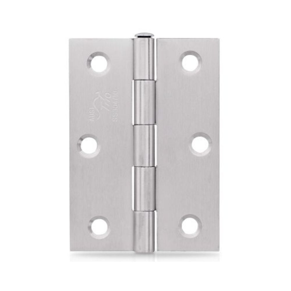 Trio Hinges Butt Stainless Steel Fixed Pin 85mm
