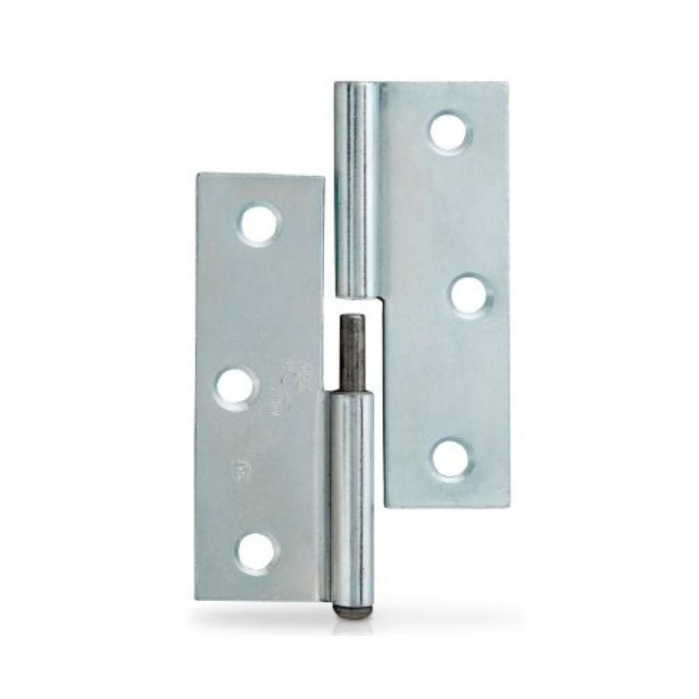 Trio Butt Hinge Light & Narrow Lift Off Hinges Zinc Plated 85 x 60 x 1.6mm