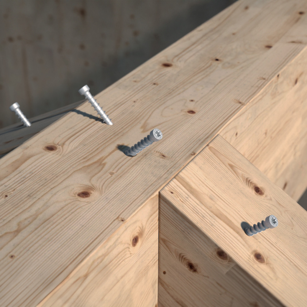 Rothoblaas Full Threaded Screw with Cylindrical Head 50pc