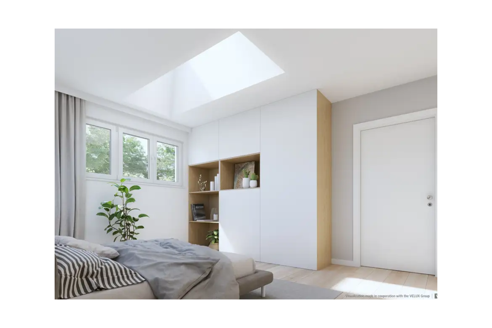VELUX VCS Solar Powered Flat Roof Skylight