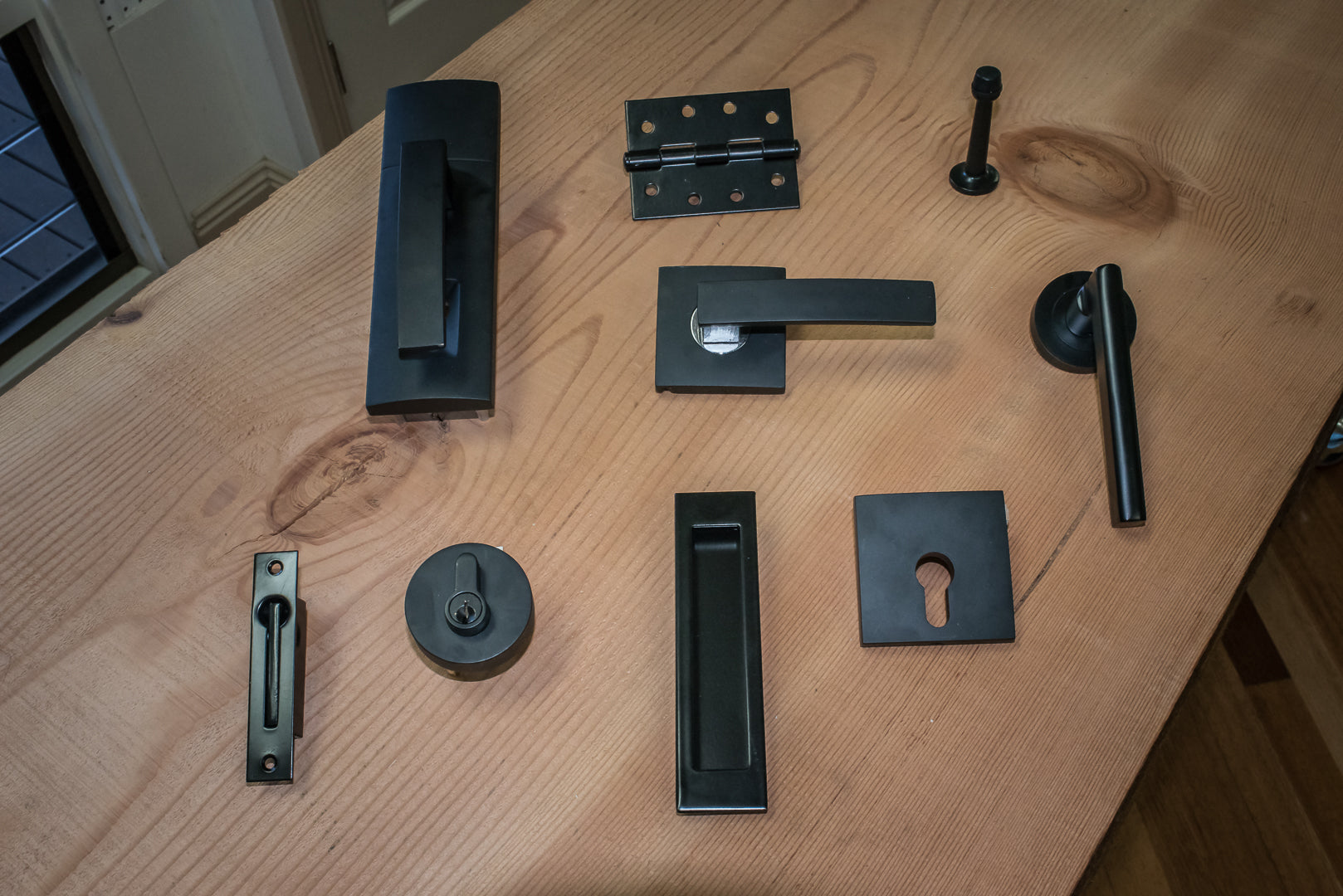 Matt Black Door Handles Now Available from Barwon Timber