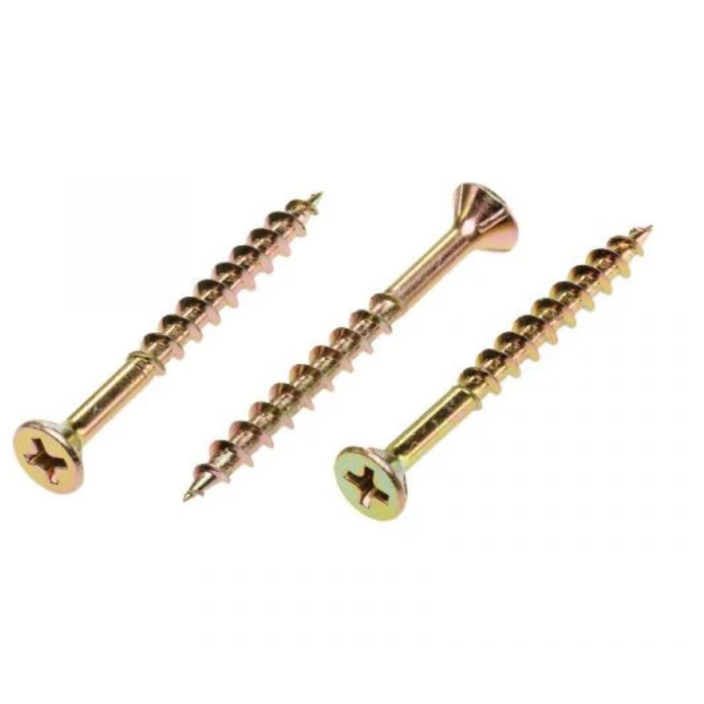 Bremick Zinc Plated Chipboard Screw 8g - Pack of 100