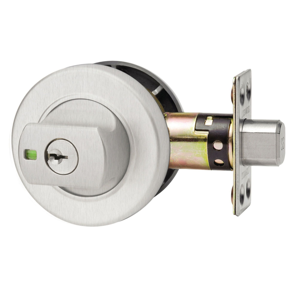 Lockwood Paradigm Deadbolt Round Rose Universal PACK Satin Chrome