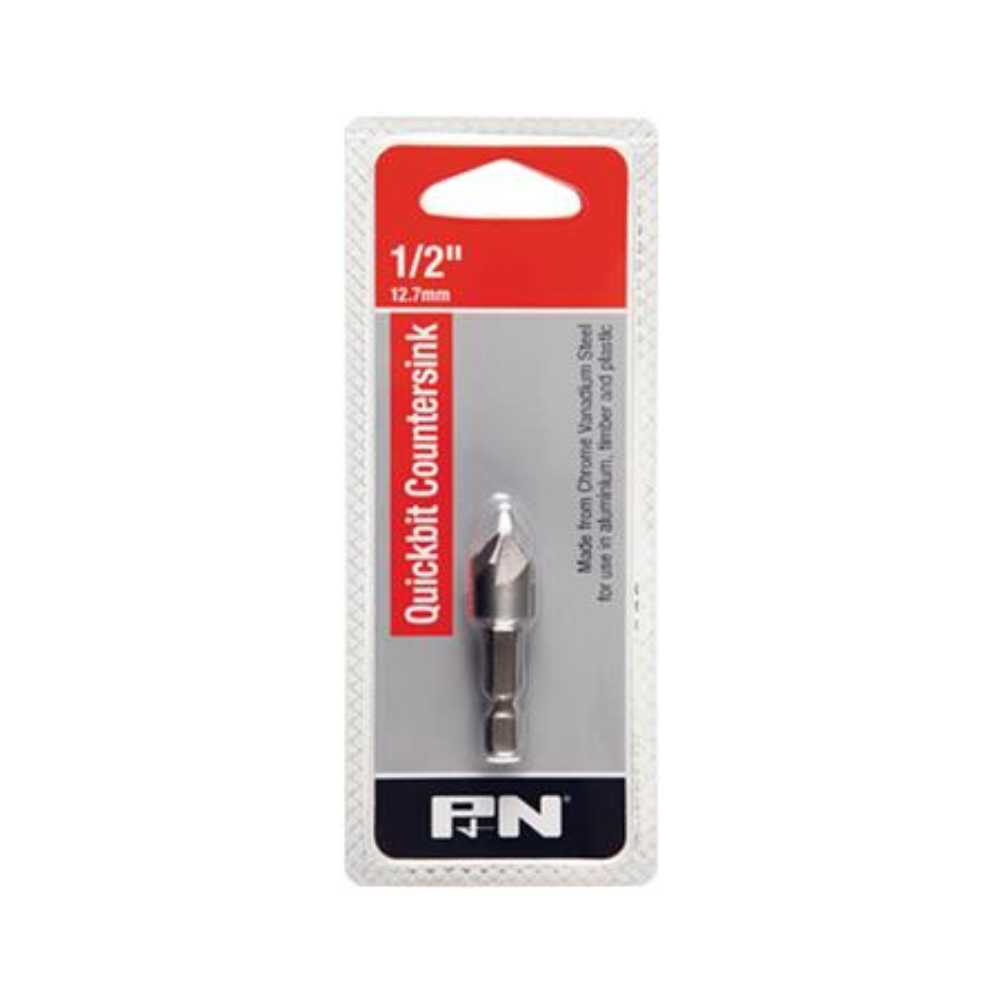 P&amp;N Tools Quickbit Countersink Rose Head CR-V 12.7mm (1/2ʺ)