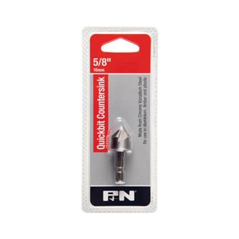 P&amp;N Tools Quickbit Countersink Rose Head CR-V 16mm (5/8ʺ)