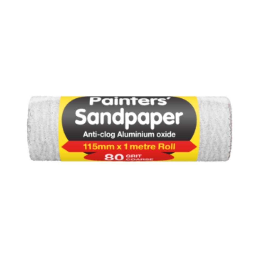 UNi-PRO Aluminium Oxide Sandpaper Rolls - 80, 120, 180, and 220 Grit Options.