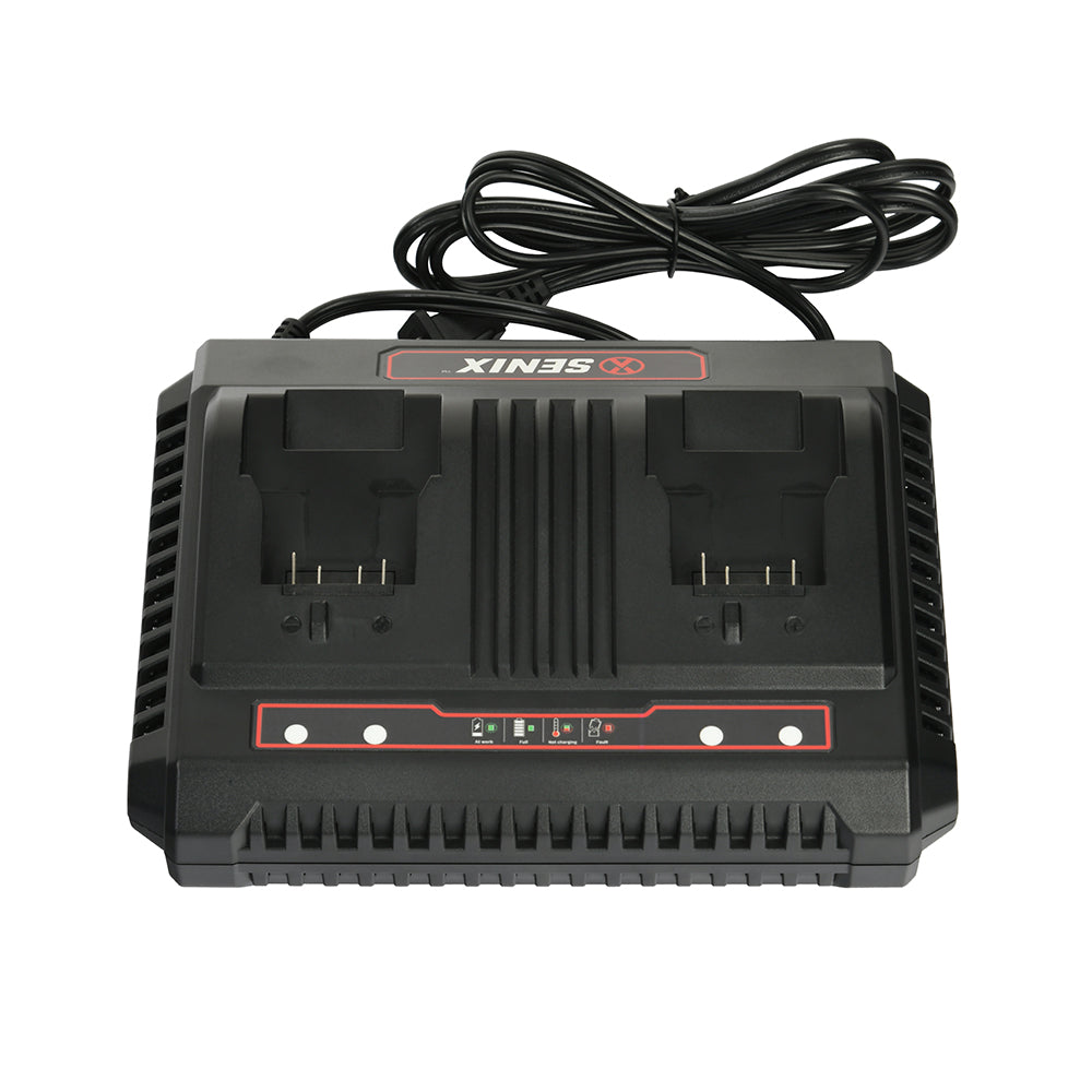 SENIX X2 18V Charger, 6.0A Dual Port
