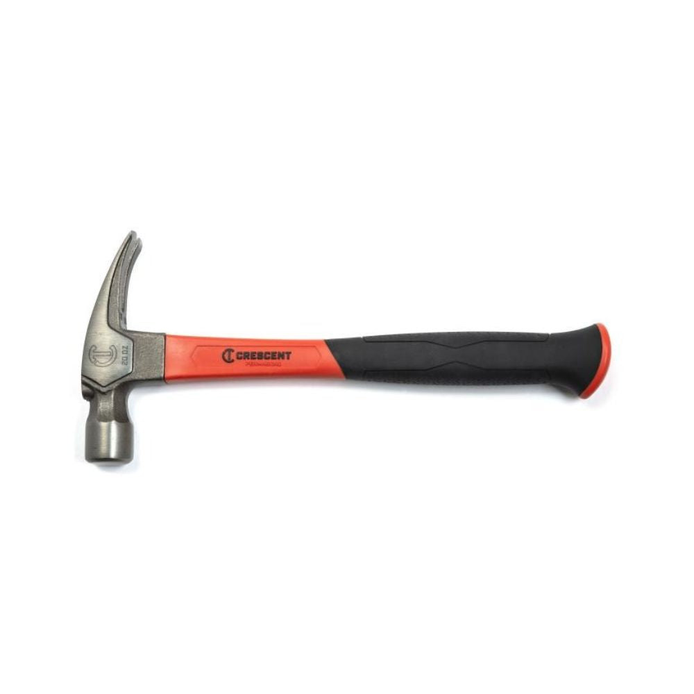 Crescent 20oz/600g Rip Claw Hammer – Fiberglass Handle with Permabond® Technology