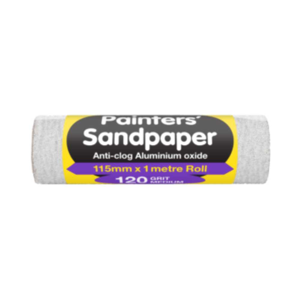 UNi-PRO Aluminium Oxide Sandpaper Rolls - 80, 120, 180, and 220 Grit Options.