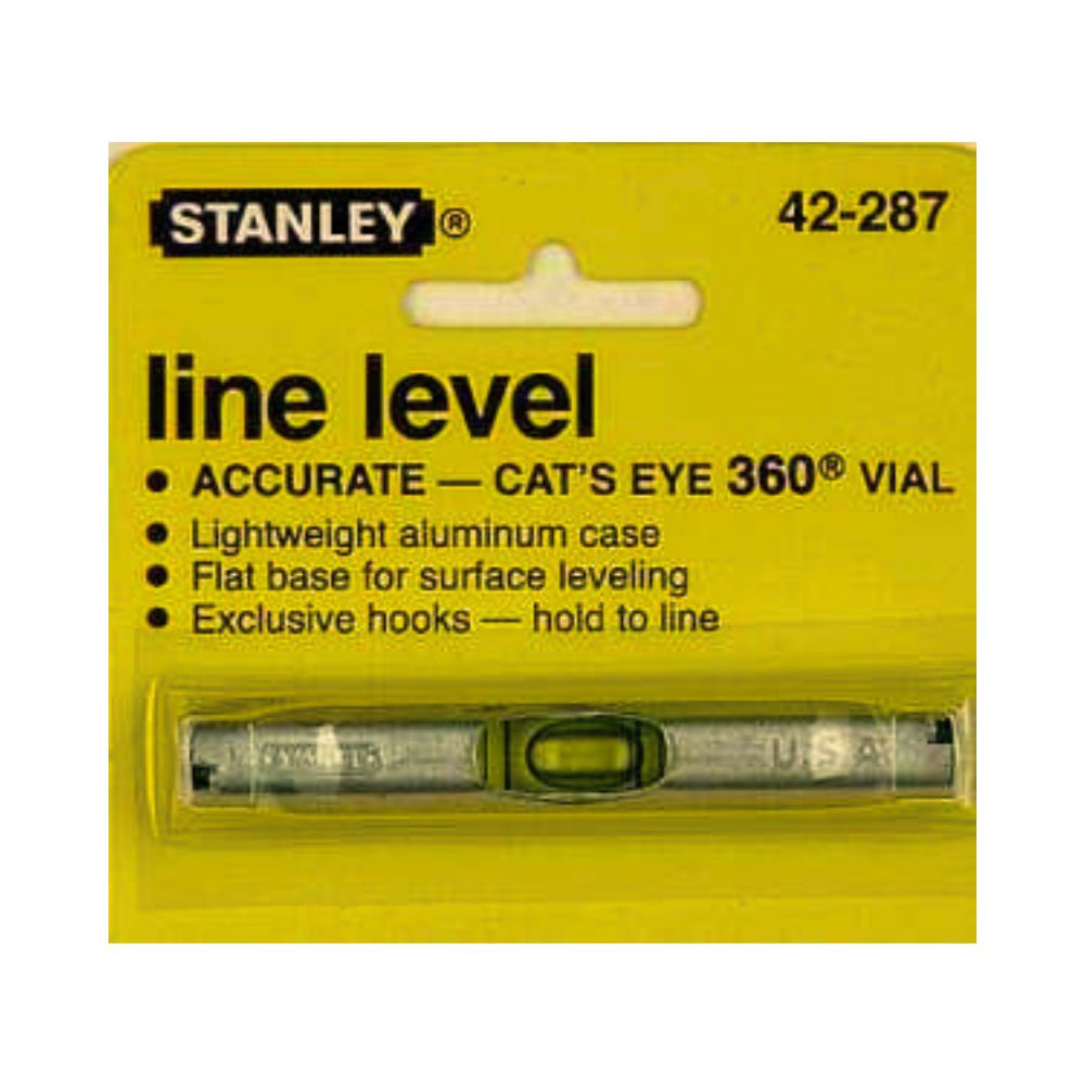 Stanley Level Line Aluminium 80mm