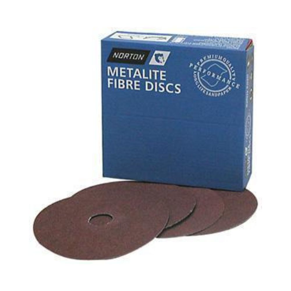 Norton Metalite Fibre Abrasive and Cutting Discs for Metal Grinding and Finishing Applications Pack