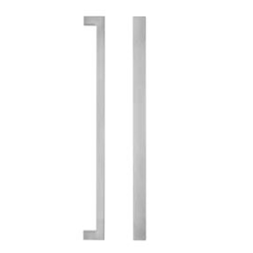 Lockwood 143 Entrance Handles With 600MM Centres Satin Stainless Stee