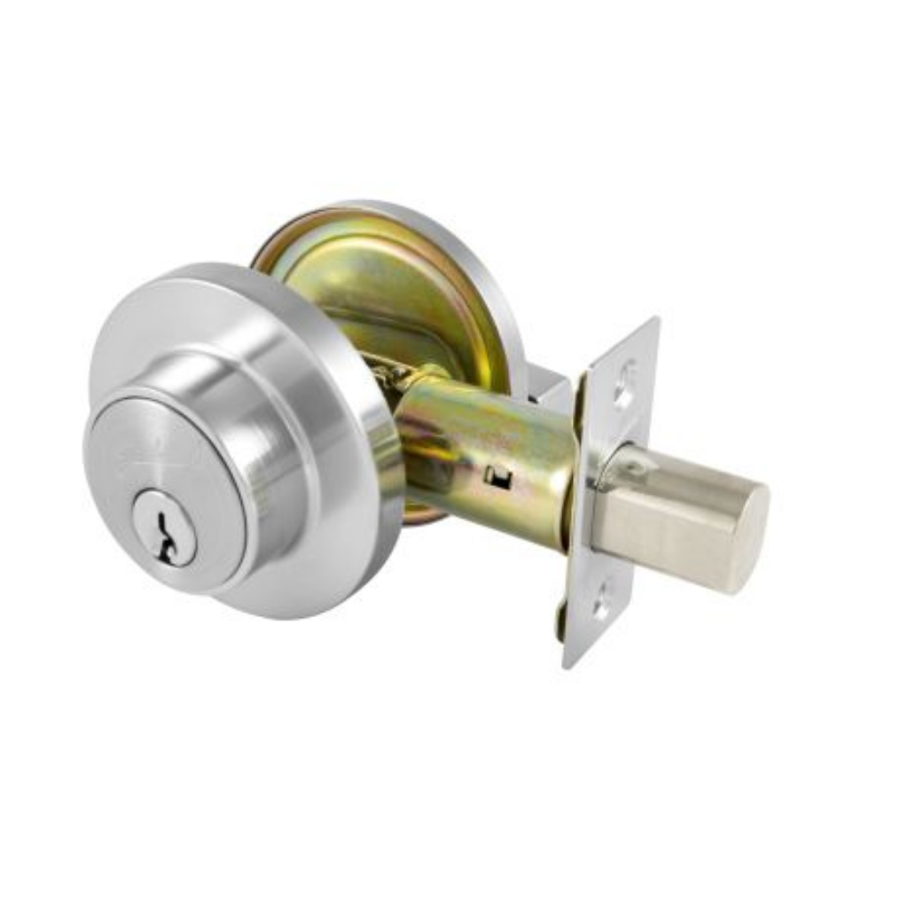 Gainsborough TradePro Cass Double Cylinder Deadbolt in Satin Chrome